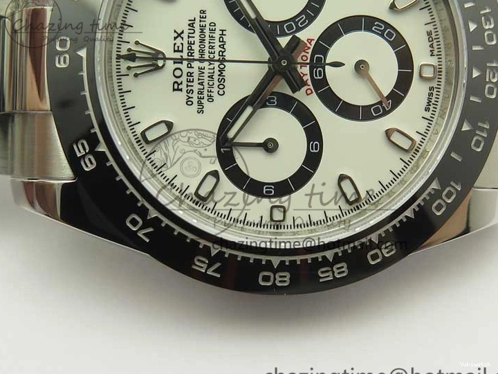 Clone Edition Best V2 A4130 1:1 Daytona Bracelet White 116500 And ARF Super 904L Case SS Dial 0524